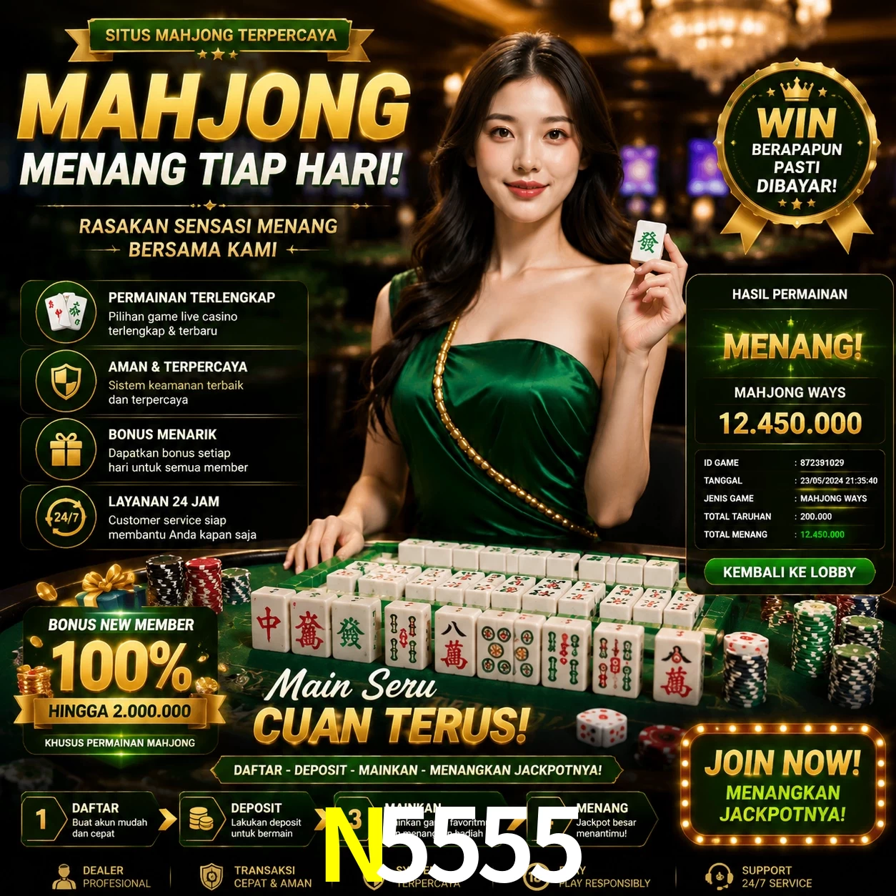 Cashback VIP N5555 - reembolso semanal
